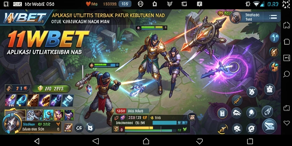Tampilan antarmuka intuitif dari 11WBET untuk pengelolaan waktu dan keuangan.