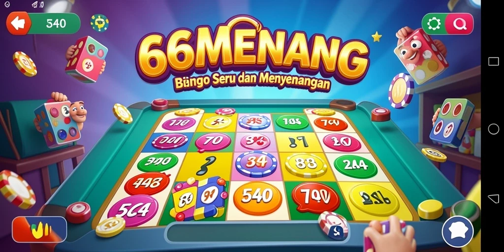 Tampilan screenshot gameplay Bingo 66MENANG yang mendebarkan.