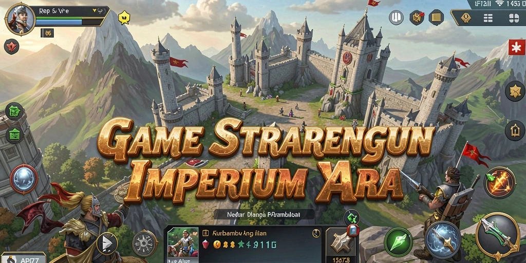 Screenshot utama API77 menampilkan pertempuran strategis yang menarik dan grafik yang mengesankan.