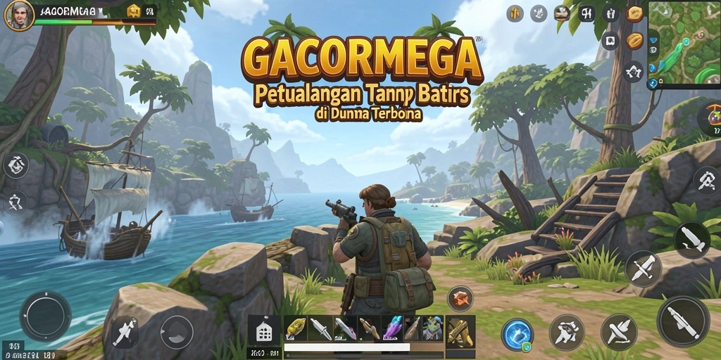 GACORMEGA menampilkan gameplay Open World yang memukau dan imersif.