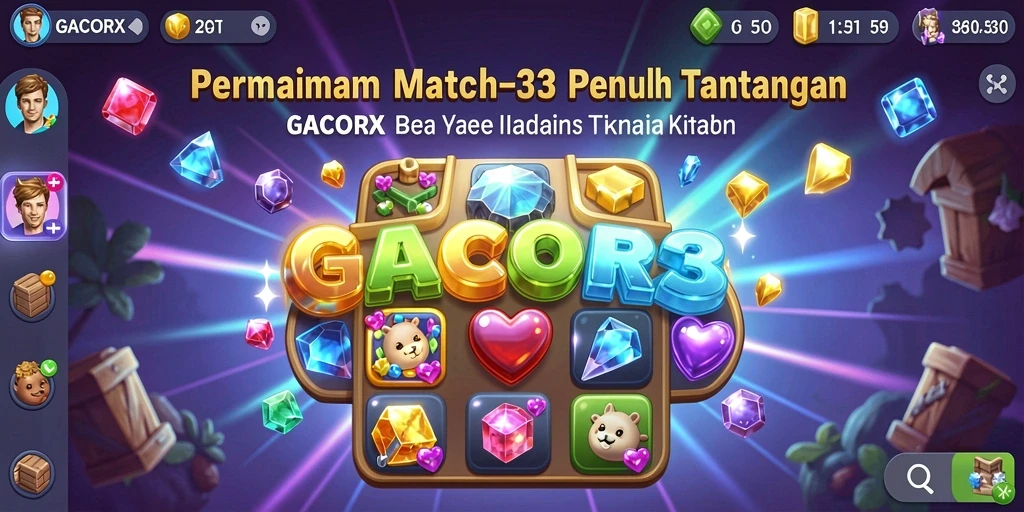 Tampilan menarik dari gameplay GACORX yang seru dan penuh tantangan.