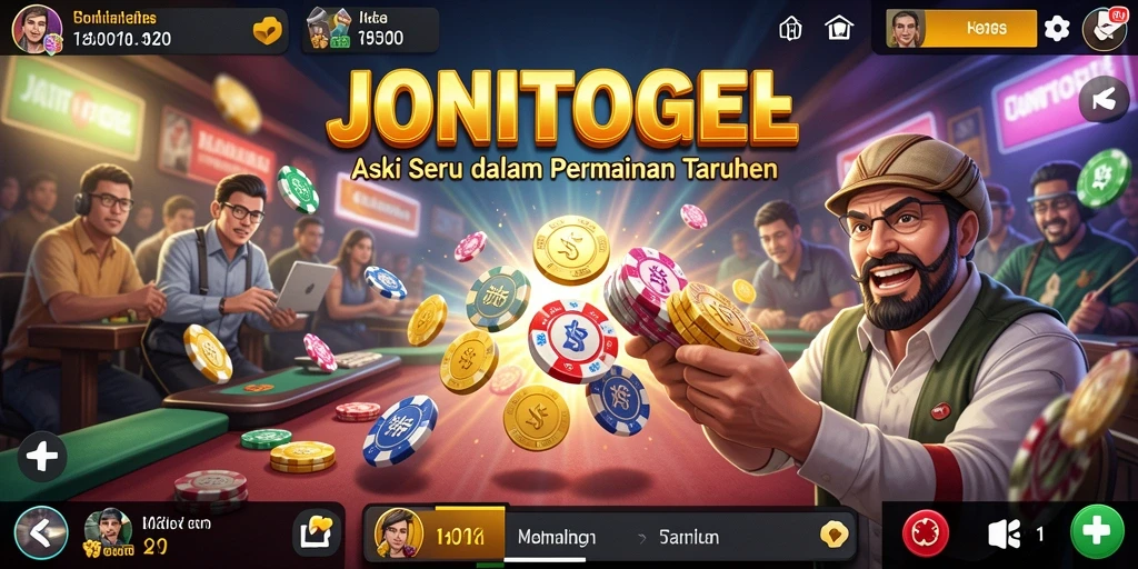 Gameplay seru dalam JONITOGEL dengan aksi taruhan mendebarkan.