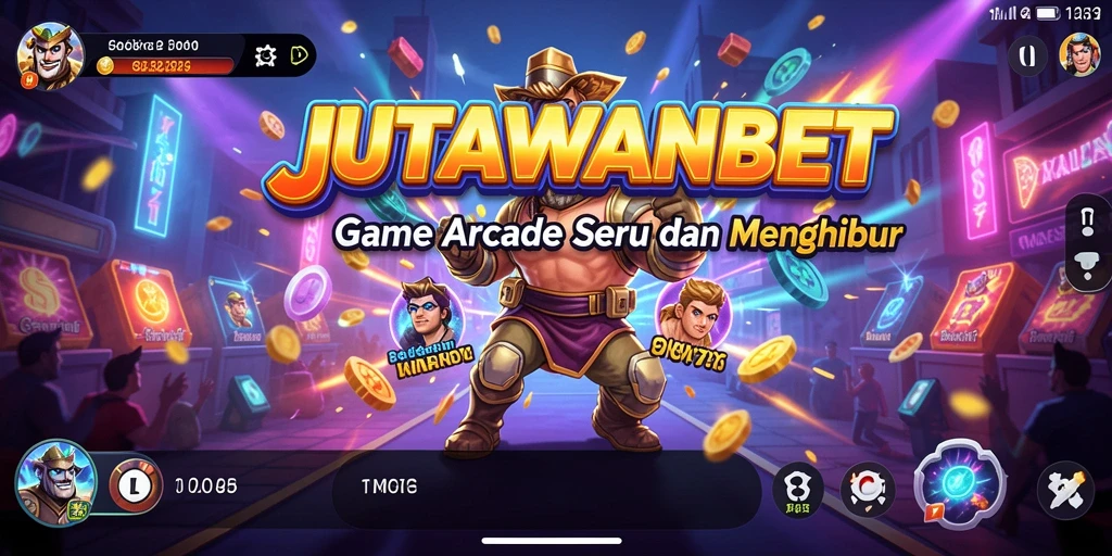 Tampilan gameplay seru JUTAWANBET dengan tantangan menarik.