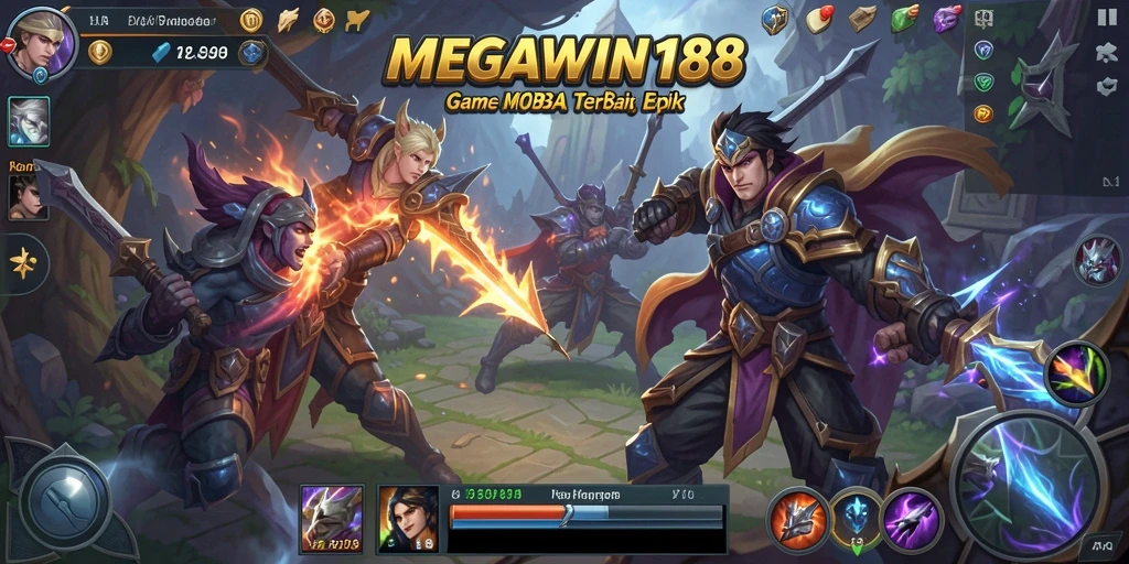 Gameplay seru dalam MEGAWIN188 dengan aksi pertarungan yang intens.