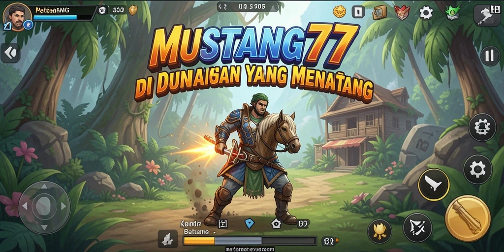 Screenshot gameplay MUSTANG77 yang menampilkan aksi petualangan yang seru.