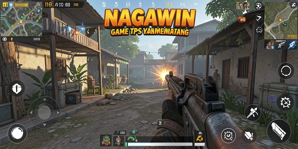 Screenshot dari gameplay NAGAWIN yang mendebarkan.