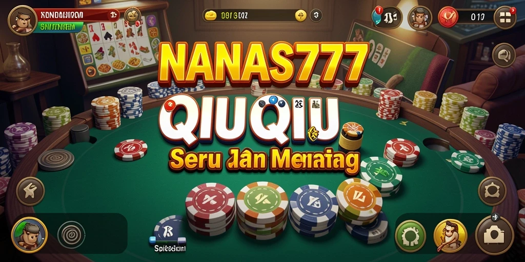 Tampilan gameplay QiuQiu yang seru dan penuh warna.