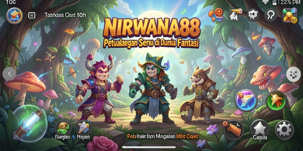 Tangkapan layar gameplay NIRWANA88 dengan petualangan menarik di dunia fantasi.