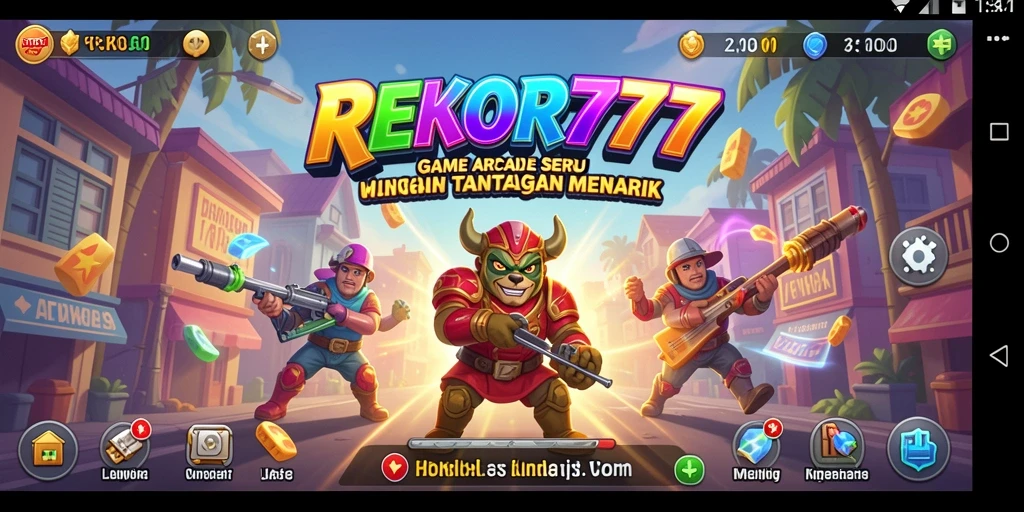 Tampilan gameplay menarik dari REKOR777 dengan berbagai level seru.