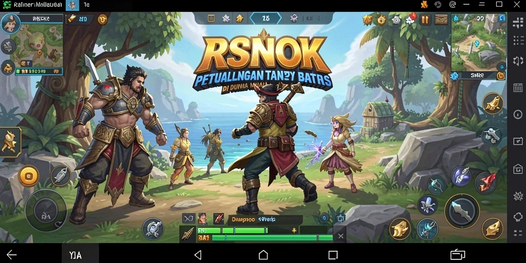 Tampilan gameplay seru dan penuh aksi di RSNOK.