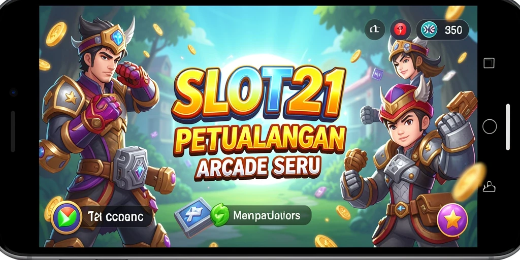 Screenshot utama SLOT21 menampilkan gameplay seru dan tantangan menarik.