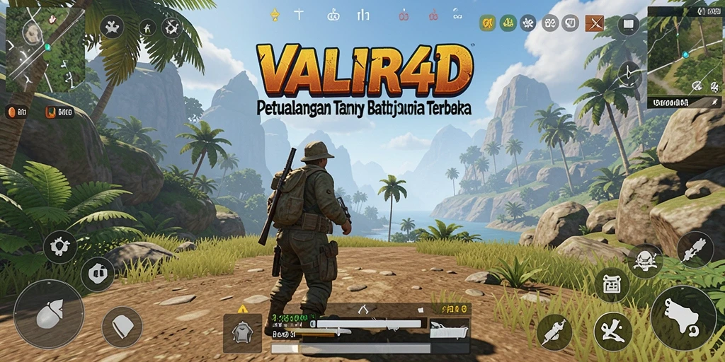 Tampilan gameplay VALIR4D yang menakjubkan di dunia terbuka.