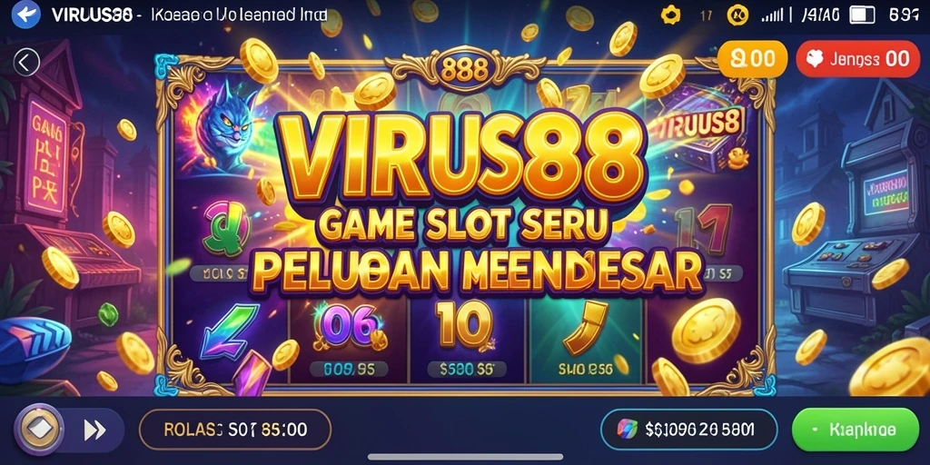 Gameplay seru dan menegangkan dari VIRUS88 di dunia slot.