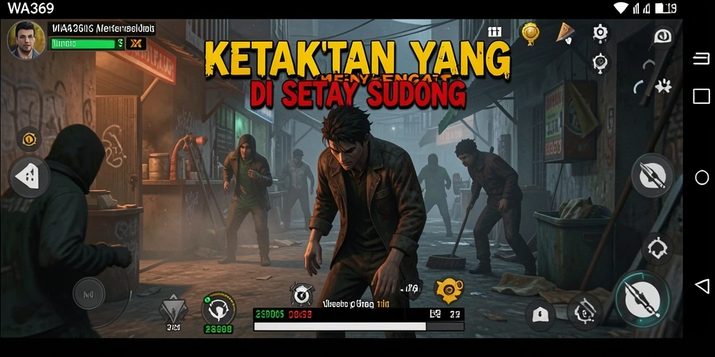 Satu screenshot dari gameplay WA369 yang mencekam dan mengerikan.