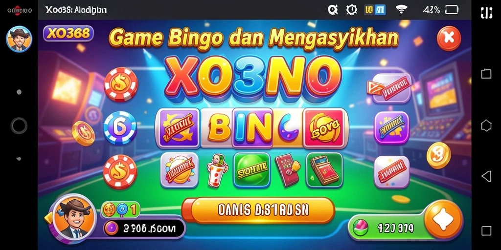 Screenshot gameplay Bingo yang menarik dan penuh warna.